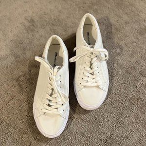 Madewell Cloudlift White Leather Sneakers New Size 8.5